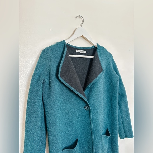 Catherine Malandrino - Cardigan/Sweater - TealBlack - Size Small - Picture 8 of 9